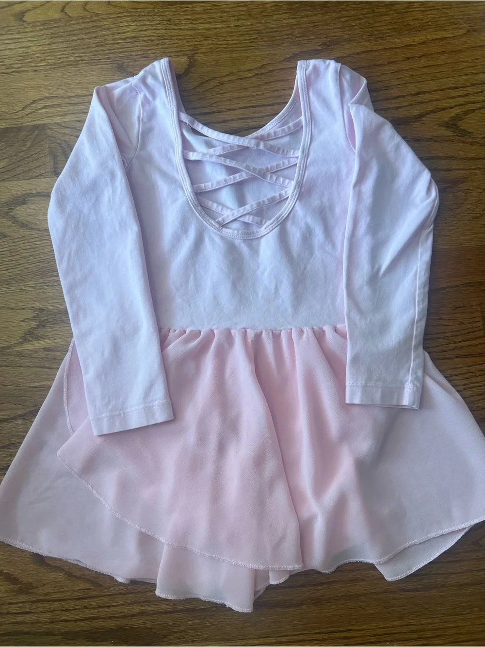 Girls' Dance Leotard Lot - 2 long sleeve, 2 short sleeve and 1 standard leotard